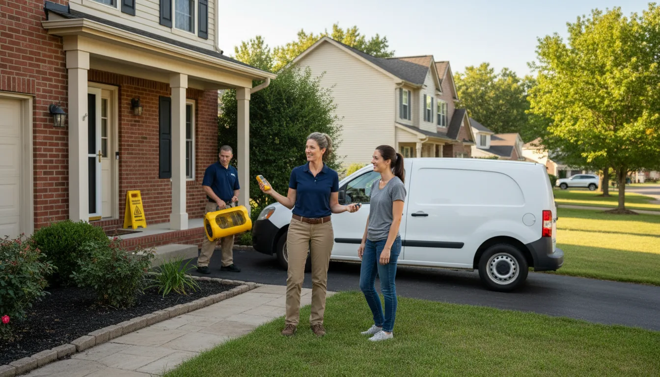 Water restoration image for Dehumidification And Cleanup Services in Montrose, MN